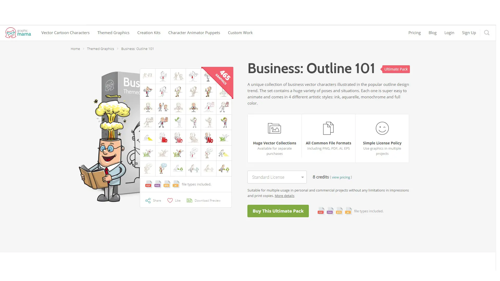 Создание векторных персонажей