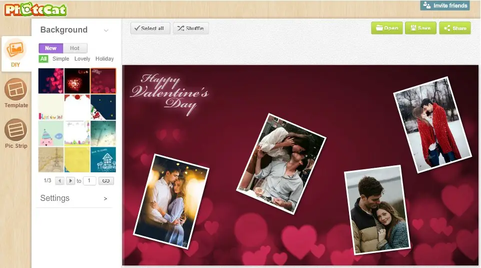 FotoKomok: коллажи онлайн за 10 минут